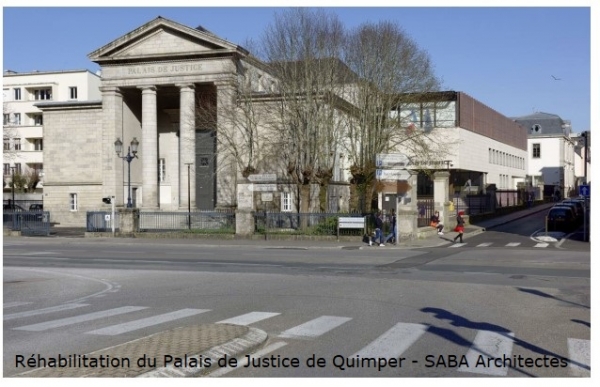 Réhabilitation du Palais de Justice de Quimper (29)