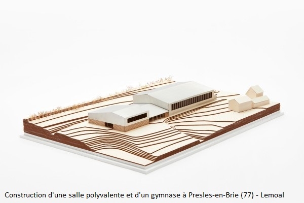 Construction d’une salle polyvalente et d’un gymnase à Presles-en-Brie (77) - LEMOAL 