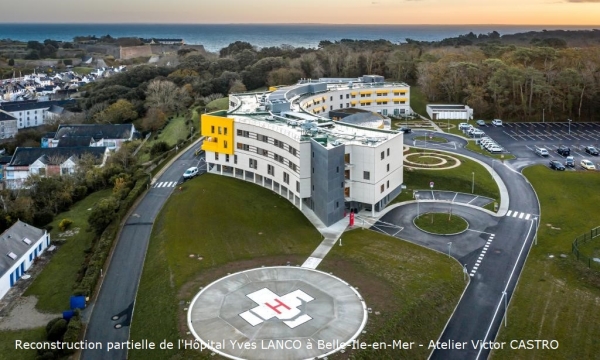 Reconstruction partielle de l'Hôpital Yves Lanco à Belle-Ile-en-Mer (56)