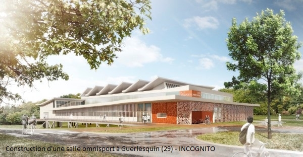 Construction d'une salle omnisport à Guerlesquin (29) - Incognito