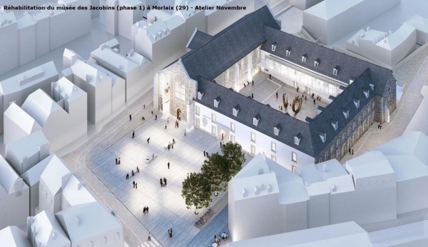 Réhabilitation du musée des Jacobins (phase 1) à Morlaix (29)